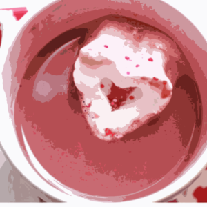 Red Velvet Marshmallow Hot Chocolate
