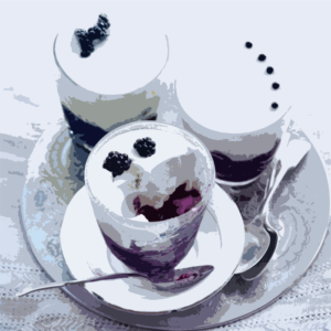 Blackberry Marshmallow Trifle